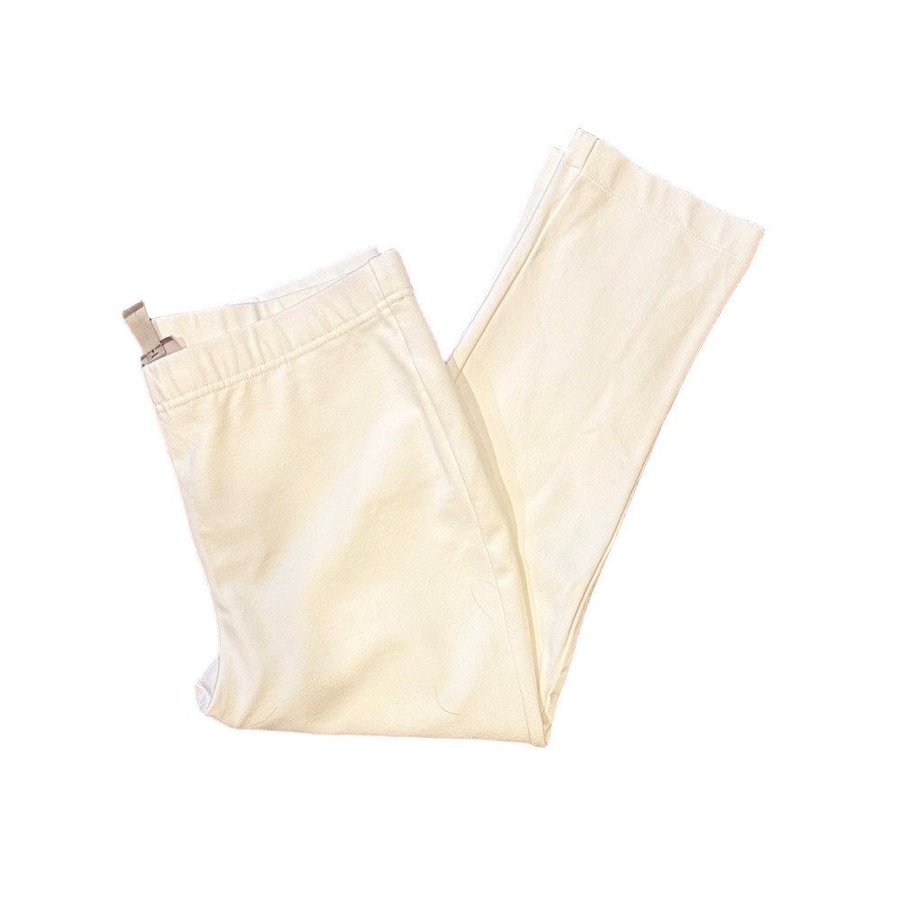 Chicos so slimming cropped white leggings, size 1